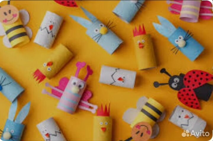 Втулки от туалетной бумаги для поделок творчества