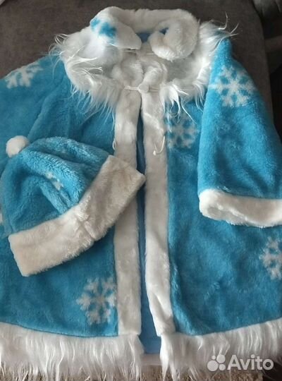 Новогодний костюм снегурочки для девочки