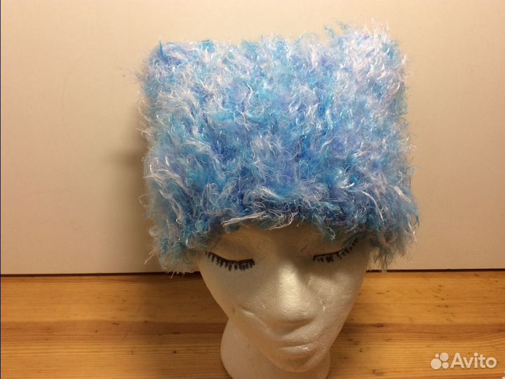 Моднючая шапочка с ушками «мохнатик»,53-56, арт265