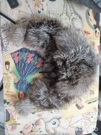 Шапка зимняя меховая женская песец