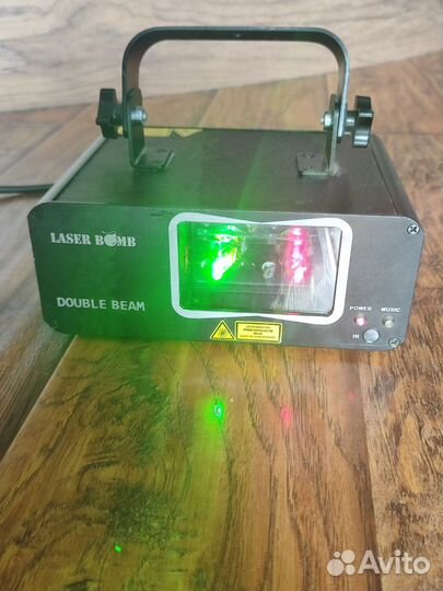 Светомузыка Лазер Laser Bomb Double Beam