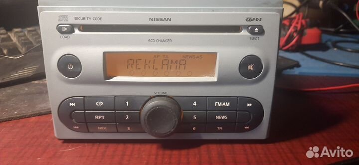 Магнитола nissan