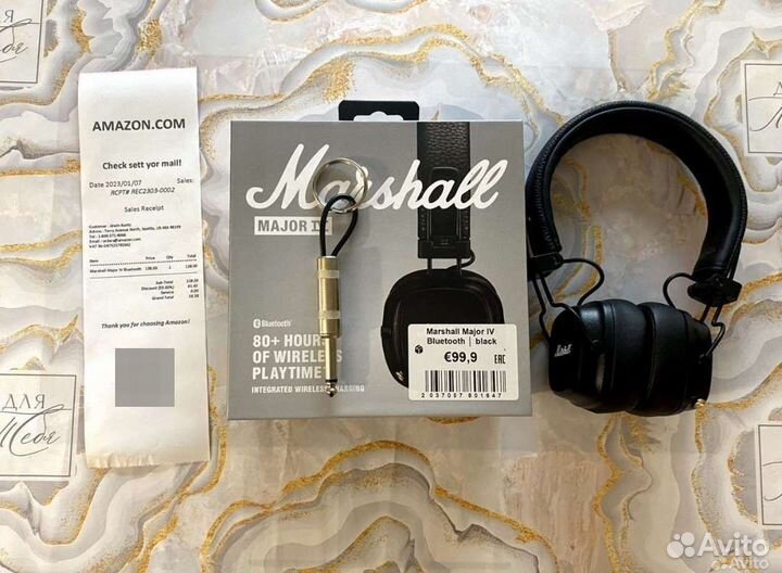 Marshall major 4/IV оригинальное качество