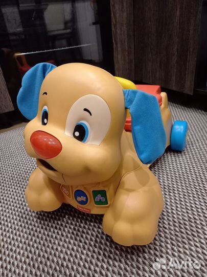 Fisher price собака каталка-ходунки