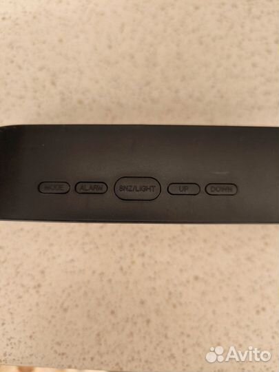 Светодиодные зеркальные часы с будильником