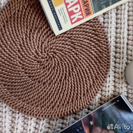 Плетеная салфетка, плейсмат, подставка