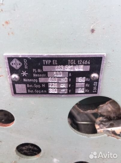 Автоматический выключатель EL400 EAW DDR TGL12464