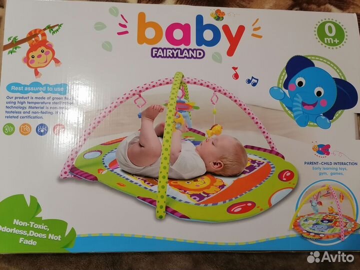 Коляска 2 в 1 Giovani Teddy. Развивающий коврик