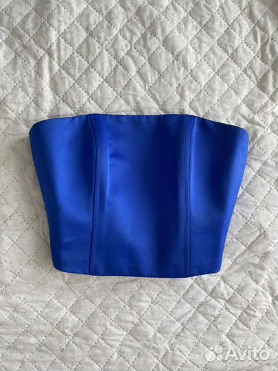 Атласный Топ корсет xs