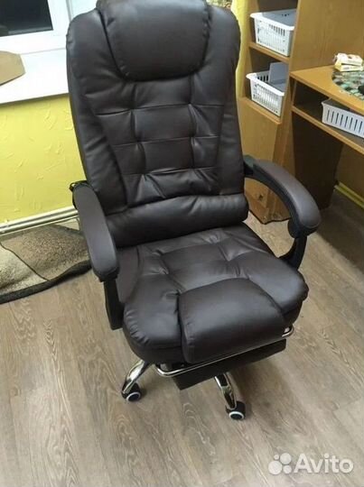 Компьютерное игровое кресло геймерское с массажем