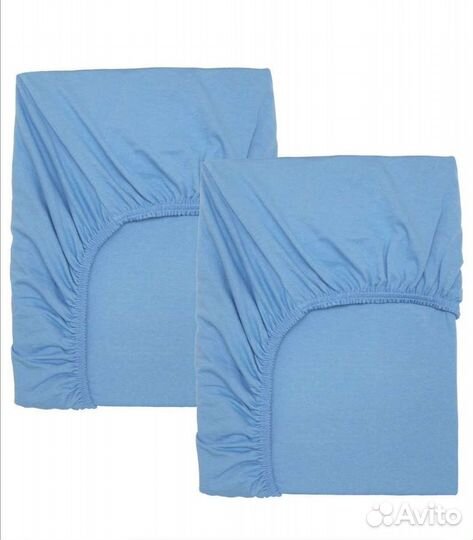 Простынь на резинке IKEA 120х60