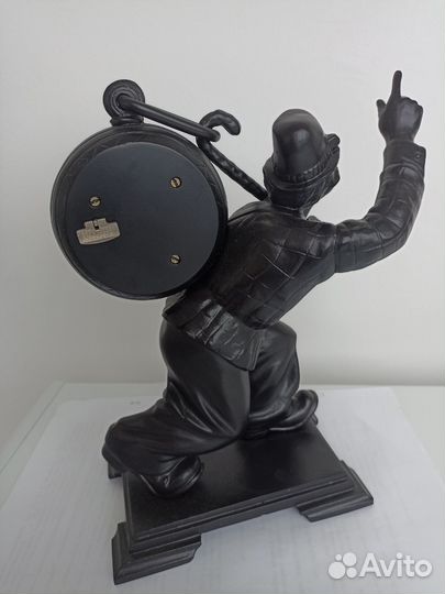 Часы каминные Клоун,чугун, Касли, 1970г, на ходу