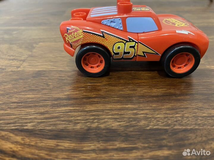 Молния маккуин тачки lego mega blocks