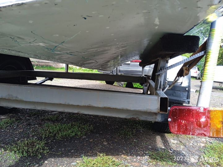 Обь 3 c с мотором tuhatcu 30 и прицепом