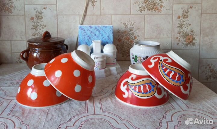 Фарфор, чайник, пиалы СССР