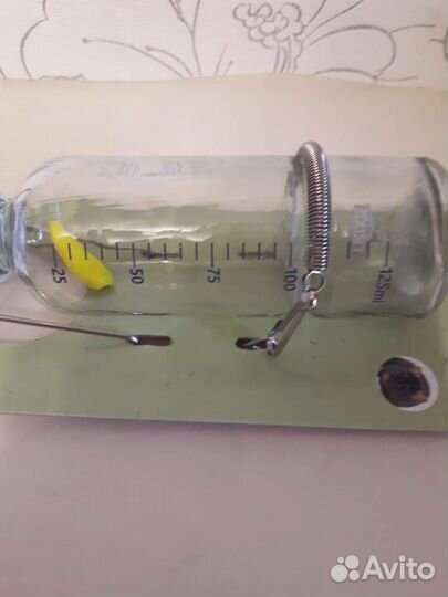 Поилка для грызунов новая стекло