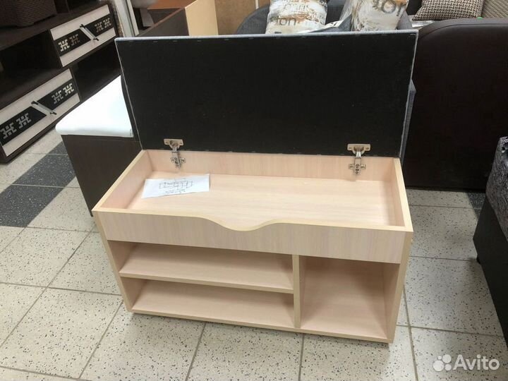 Обувница с откидным верхом