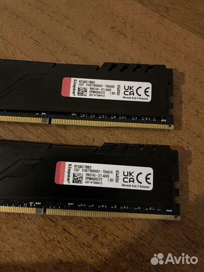 Оперативная память ddr4 16gb 3600mhz cl17