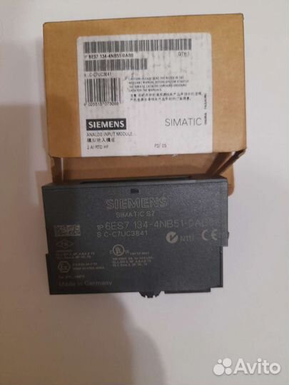 Модули Siemens ет 200 S 6ES7 134 4NB51-oabo