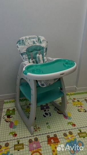 Стул для кормления 2 в 1 Babyton City Green