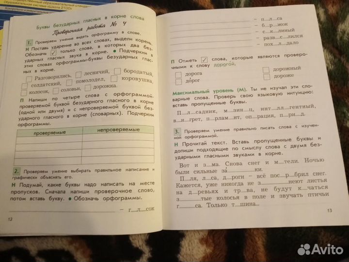 Проверочные и контрольные работы по русскому языку