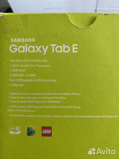 Планшет samsung galaxy tab s5e
