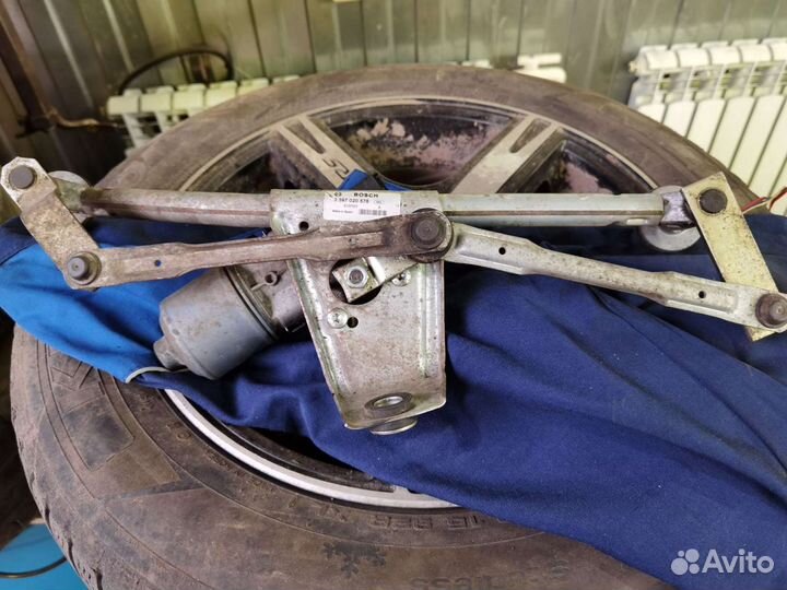 Трапеция кулиса моторчик дворников Пежо 206