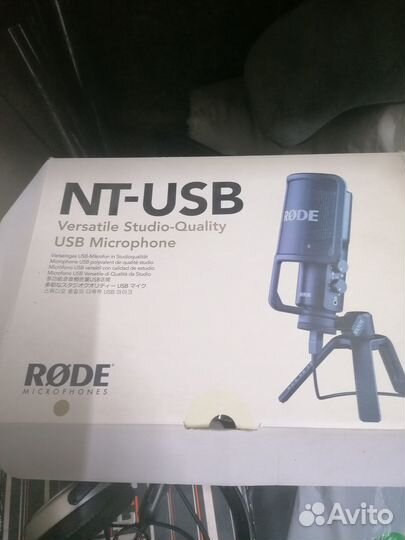 Студийный микрофон rode nt usb