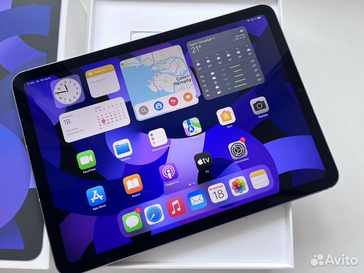 iPad Air 5 64Gb Wi-Fi+Cellular Purple 2022