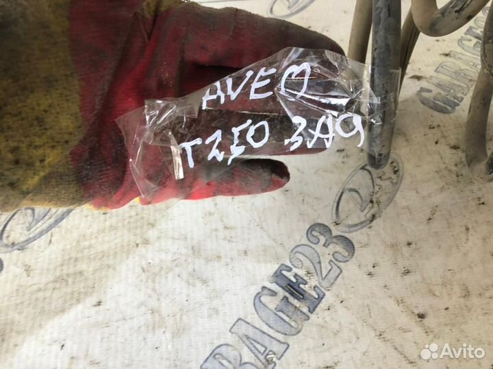 Пружина амортизатора задняя Chevrolet Aveo T250
