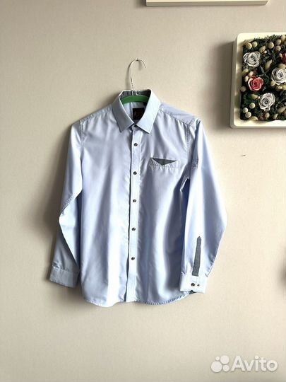 Школьный пиджак +4 рубашки 146см