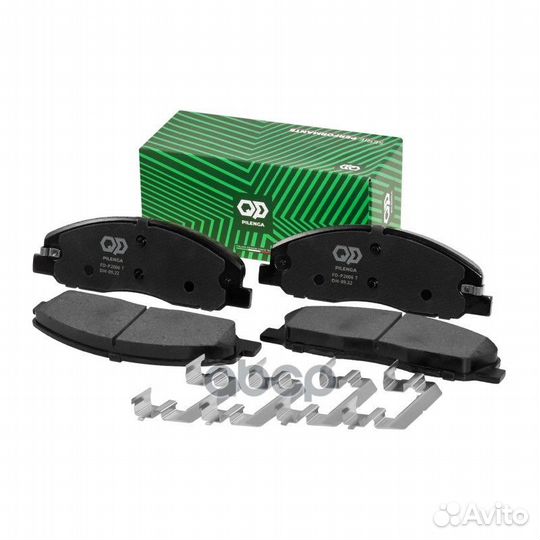 Колодки тормозные дисковые со скобами, пластина