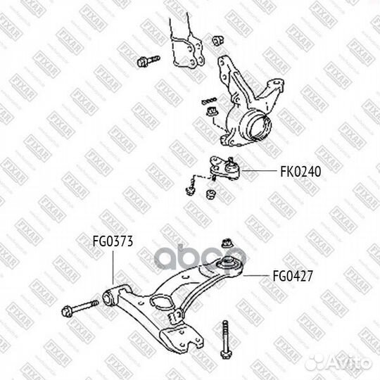 Опора шаровая\ Toyota Corolla/Prius/RAV4 92