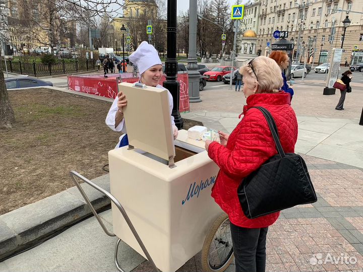 Аренда итальянской тележки с мороженым