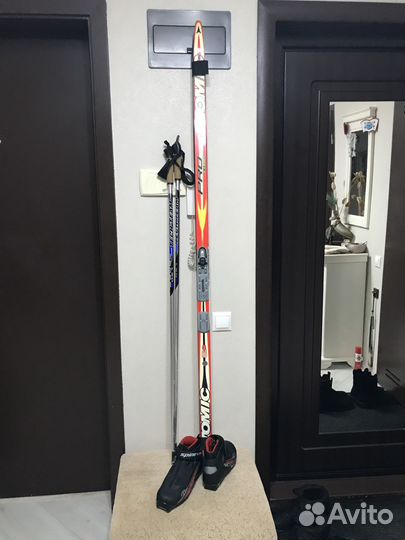 Лыжи беговые коньковые atomic