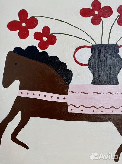 Картина акрилом на холсте