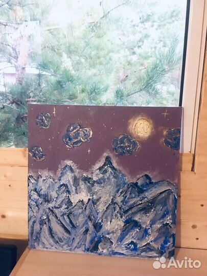 Картина маслом на холсте пейзаж