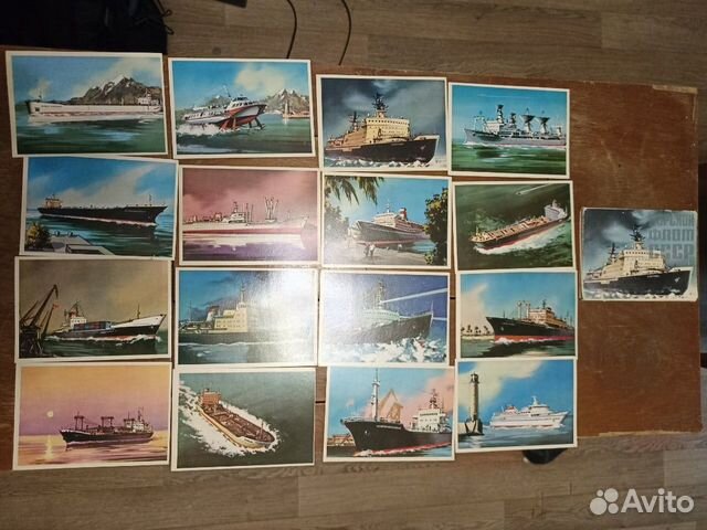 Открытки "Морской флот СССР" купить в Москве | Хобби и отдых | Авито