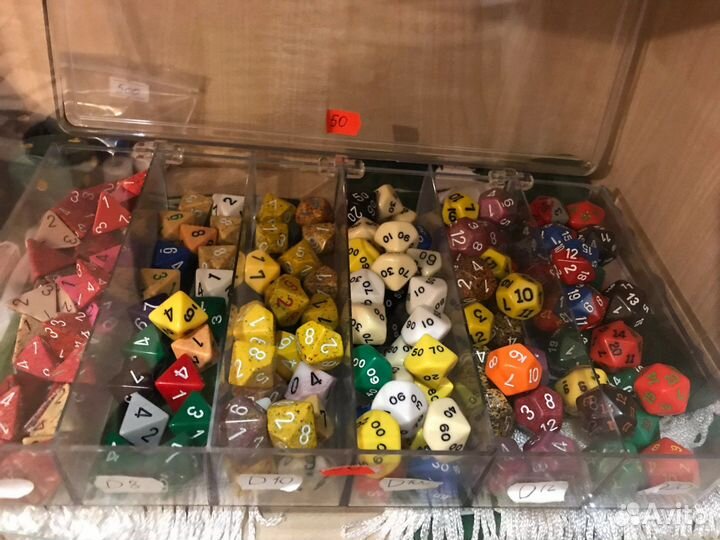 Кубики Dices D4 D8 D10 D12 D20 и другие