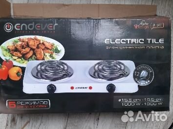 Плитка электрическая настольная 2-х конфорочная