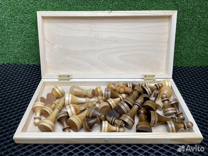 Большие деревянные шахматы турнирные