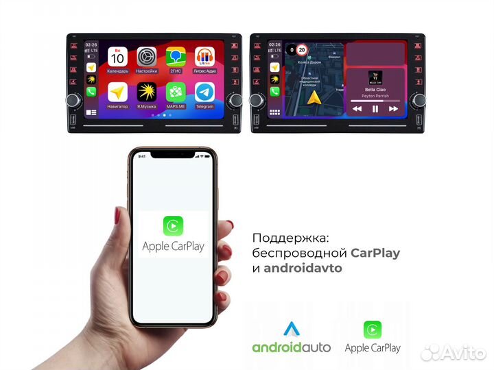 Магнитола Volkswagen Tiguan 2/32gb Carplay / Andro