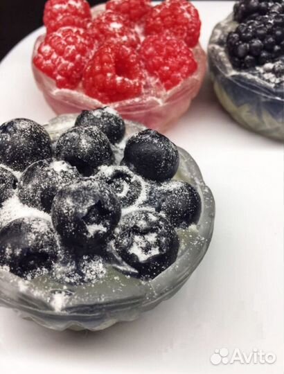 Мыло ручной работы Десерт ягодный