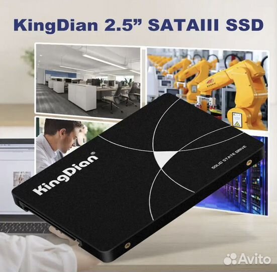 Твердотелый SSD KingDian s370 256Gb, 128, 512, 1Tb