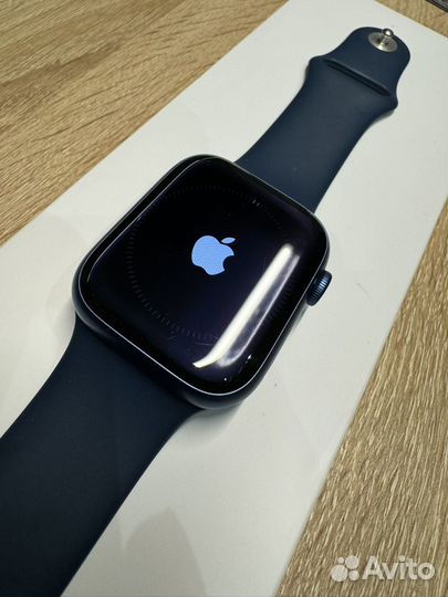Часы apple watch 7 45 mm blue