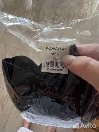 Колготки для беременных 4/L черные nero