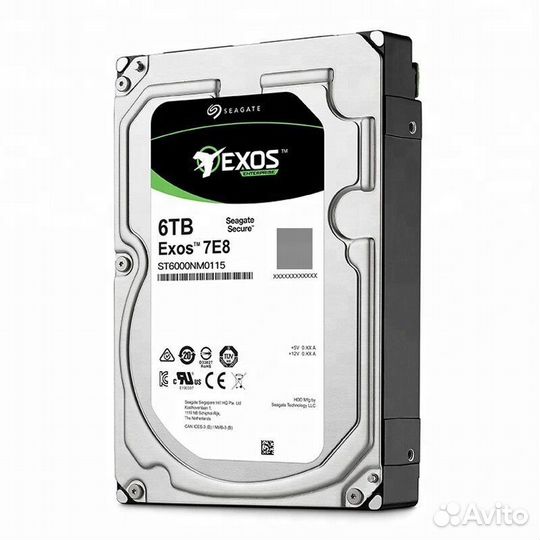 Жесткий диск SATA3 6Tb 3.5