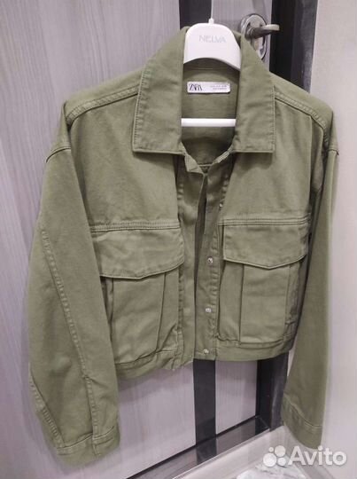 Джинсовая куртка zara