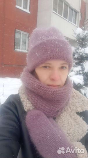 Шапка из пуха норки