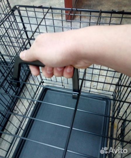 Клетка с поддоном для собак кошек
